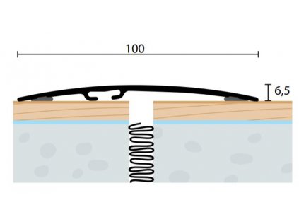 prechod 100x6,5 samolep