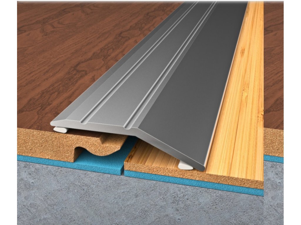 vyrovnávací lišta samolepící PVC fólie 35mm  90cm (Barva DUB)