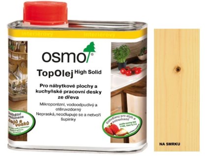 Top Olej 3028 Bezbarvý hedvábný polomat (Objem L 0,5)