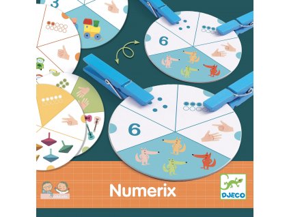 Eduludo: Numerix- počítanie do 10 pomocou štipcov