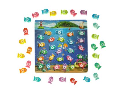 Montessori wooden fish fishing magnet game 142666 680x680