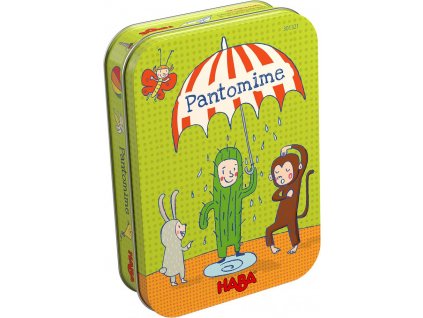 Haba Mini hra pre deti Šarády Pantomíma v kovovej krabici