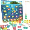 Montessori wooden fish fishing magnet game 142663 680x680