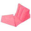 Beach mat beach lounger with backrest inflatable pink 131366