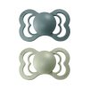 BIBS Supreme symetrické cumlíky z prírodného kaučuku 2ks - veľkosť 2 - island-sea-sage