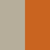 sandy grey/tequila orange