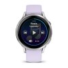 Smart hodinky GARMIN VENU 4 - 41mm, Gray/ Silver + Periwinkle