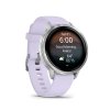 Smart hodinky GARMIN VENU 4 - 41mm, Gray/ Silver + Periwinkle