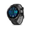 Smart hodinky GARMIN Forerunner 965, Black/Powder Gray