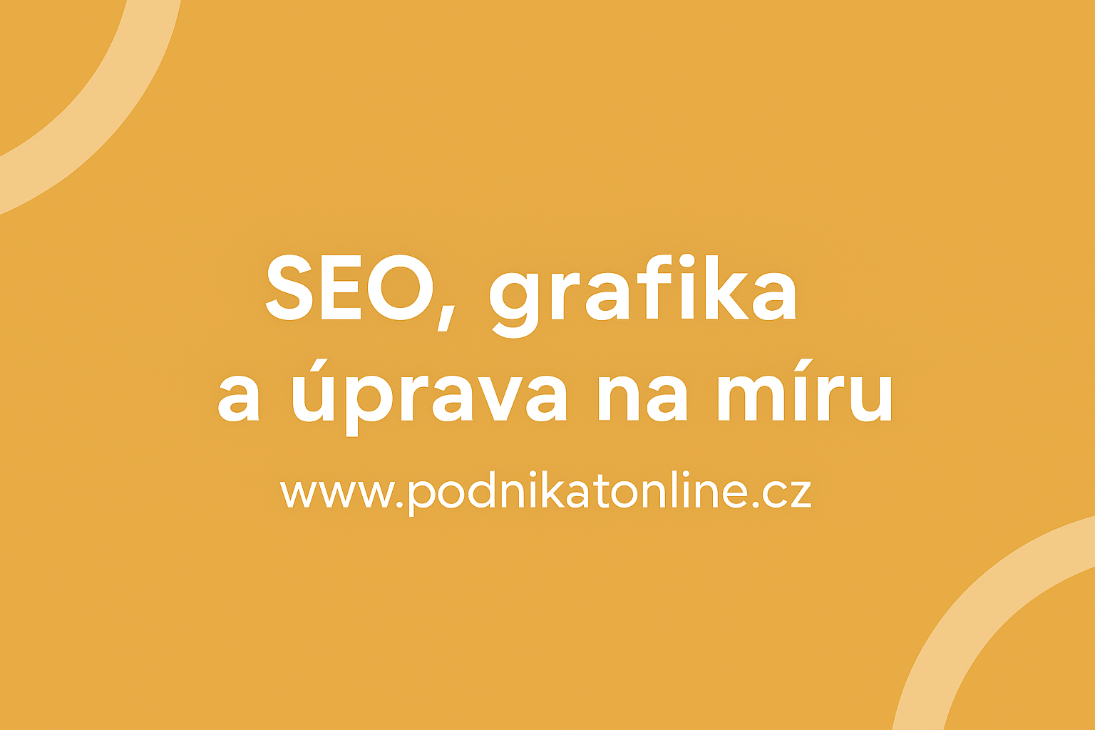 SEO, grafika a úprava na míru