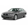 Velurové autokoberce PREMIUM černé s barevným prošitím pro BMW 7 E65 / E66 (2002 - 2008) (Barva prošití Žlutá)