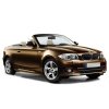 Velurové autokoberce PREMIUM černé s barevným prošitím pro BMW 1 E88 Kabrio (2008 - 2014) (Barva prošití Modrá)