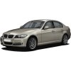 Velurové autokoberce PREMIUM černé s barevným prošitím pro BMW 3 E90 / E91 (2005 - 2011) (Barva prošití Modrá)