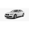 Velurové autokoberce PREMIUM černé s barevným prošitím pro BMW 7 F01 / F02 (2008 - 2015) (Barva prošití Červená)