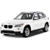 Velurové autokoberce PREMIUM černé s barevným prošitím pro BMW X1 E84 (2008 - 2015) (Barva prošití Červená)