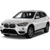 BMW X1 F48 (2015 - 2017) Velurové autokoberce PREMIUM černé s barevným prošitím (Barva prošití Červená)