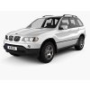 Velurové autokoberce PREMIUM černé s barevným prošitím pro BMW X5 E53 (2000 - 2006) (Barva prošití Modrá)