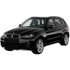 Velurové autokoberce PREMIUM černé s barevným prošitím pro BMW X5 E70 (2007 - 2013) (Barva prošití Černá)