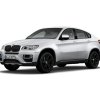 Velurové autokoberce PREMIUM černé s barevným prošitím pro BMW X6 E71 (2008 - 2014) (Barva prošití Červená)