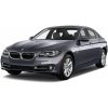 Velurové autokoberce PREMIUM černé s barevným prošitím pro BMW 5 F10 / F11 (2009 - 2016) (Barva prošití Modrá)
