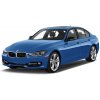 Velurové autokoberce PREMIUM černé s barevným prošitím pro BMW 3 F30 / F31 (2011 - 2019) (Barva prošití Černá)