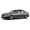 Velurové autokoberce PREMIUM černé s barevným prošitím pro BMW 5 G30 / G31 (2017 ->) (Barva prošití Červená)