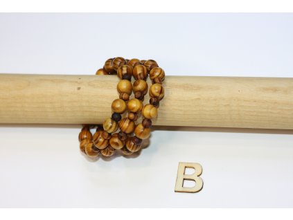 Náramek dřevěný světlý - 2