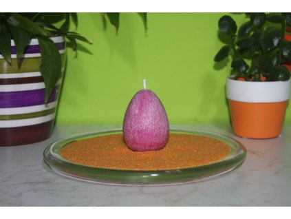 Svíčka vajíčko - růžová