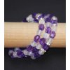 Náramek fialovo průhledný