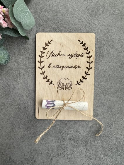 Pivní motiv-k narozeninám