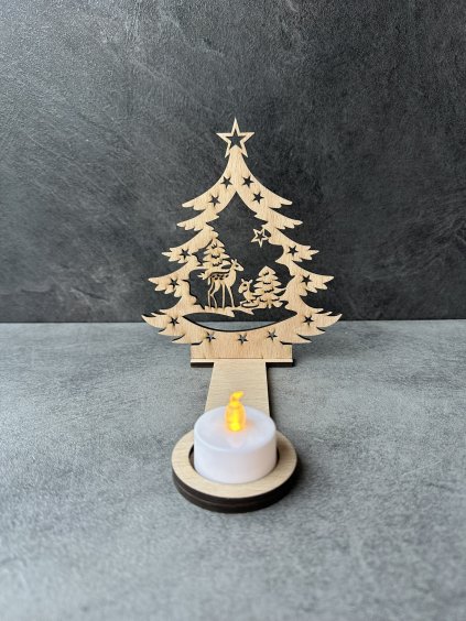 Svícen stínohra stromeček se srnkami