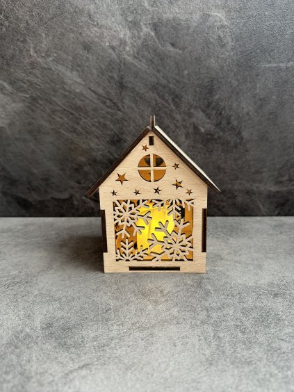 Domeček s vločkami