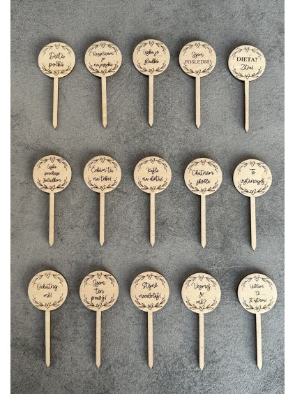 Minizápichy do cupcakes