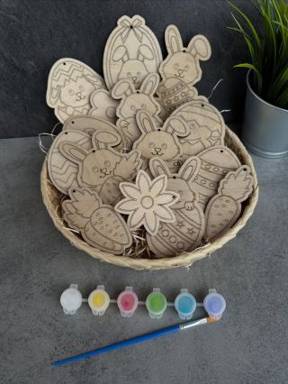Velikonoční dekorace. 🐰🐣🐏🪺#velikonoce #easter #drevenevyrobky #drevenedekorace #tvoreni