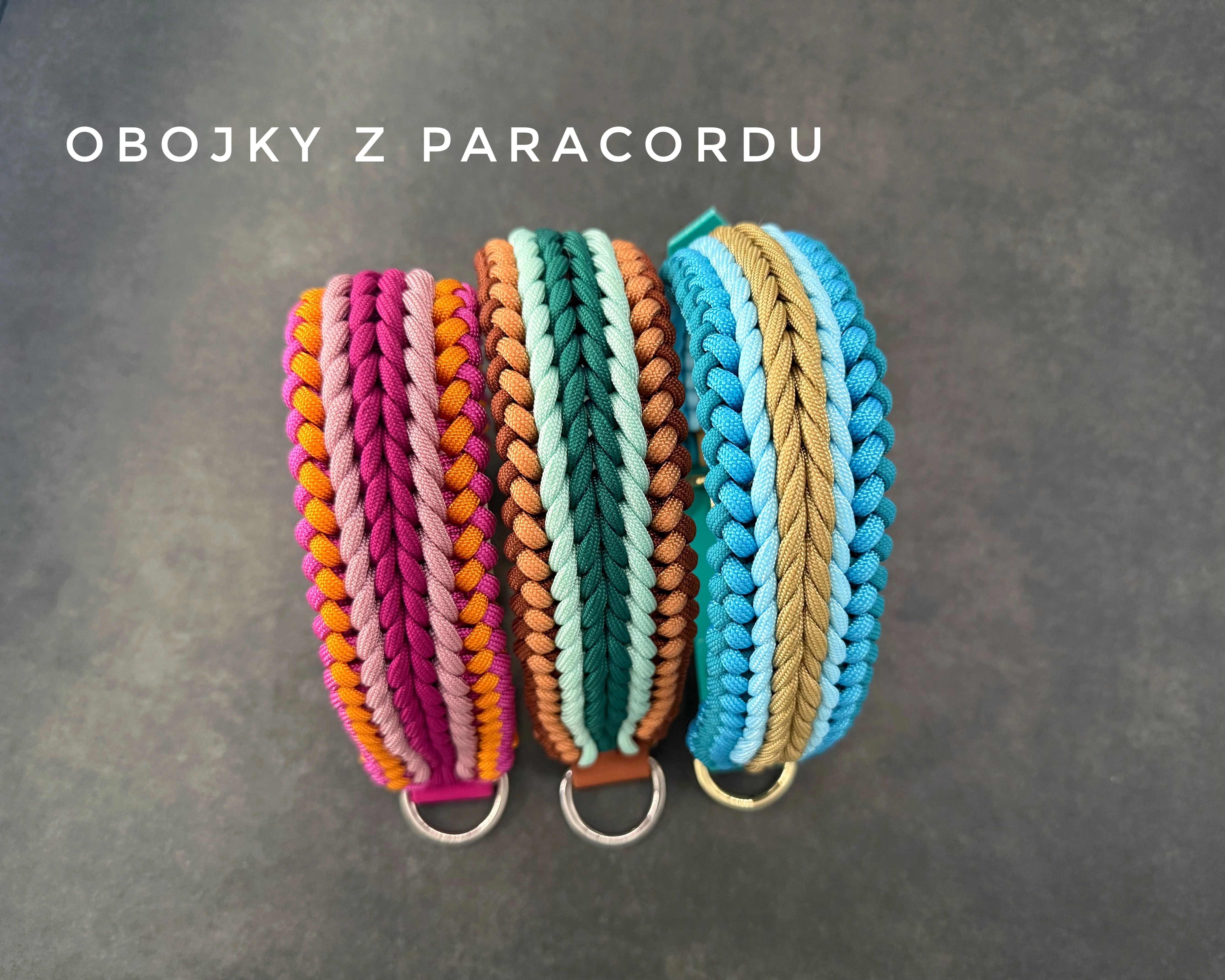 Obojky z paracordu