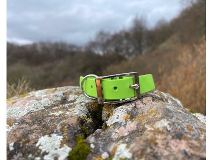 Obojok Glide- Apple Green 19 mm- obvod krku 32-36 cm
