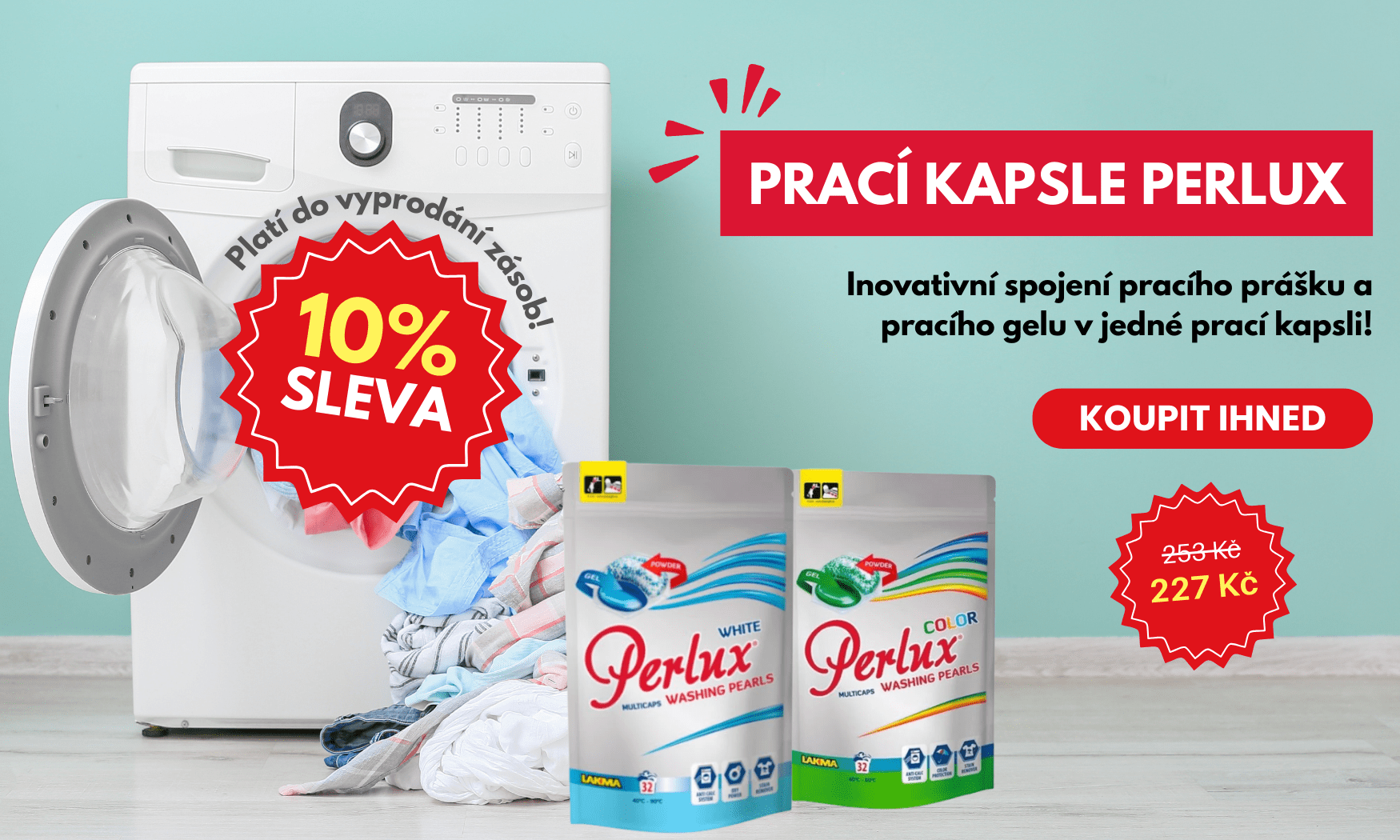 Prací kapsle Perlux - 10% sleva