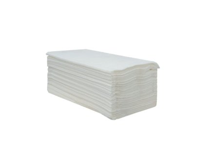 Skládaný papírový ručník ZZ -23x25 cm, jednovrstvý, 100% celulóza, 4000 ks