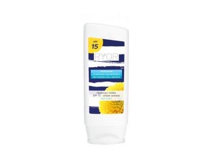Ryor Opalovací mléko SPF 15 – střední ochrana  ČR