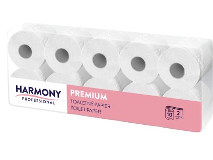 Toaletní papír 2 - vrstvá celulóza, bělost 80 %, 8x10 rolí
