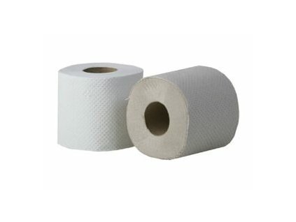 Toaletní papír konvenční role 20 m 1 vrstvý recykl bez přebalu 64 rolí