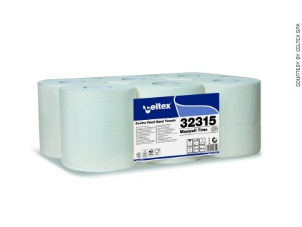 Celtex 32315 Maxipull, 2 vrstvý ručník středové odvíjení extra bílý, 6 rolí, M2