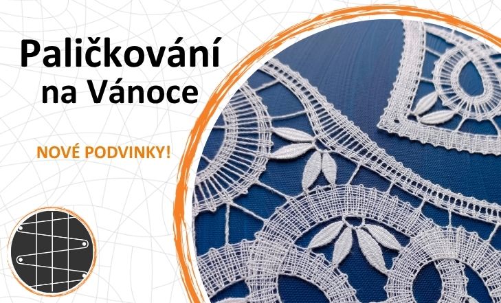 Podvinky na paličkování, vánoční motivy, Dana Mihulková, podvinky.cz