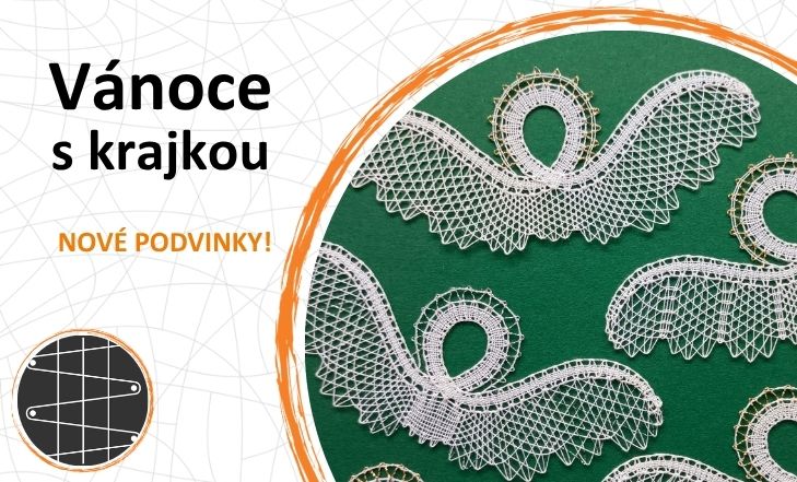 Podvinky na paličkování, vánoční motivy, Dana Mihulková, podvinky.cz