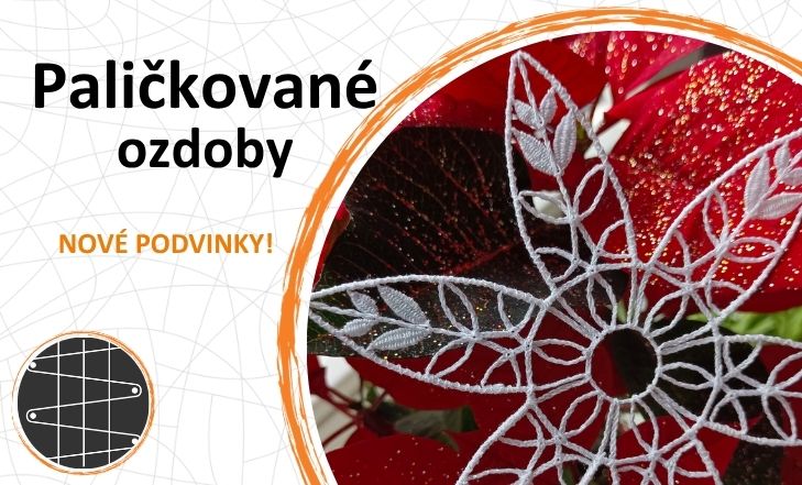 Podvinky na paličkování, vánoční motivy, Dana Mihulková, podvinky.cz