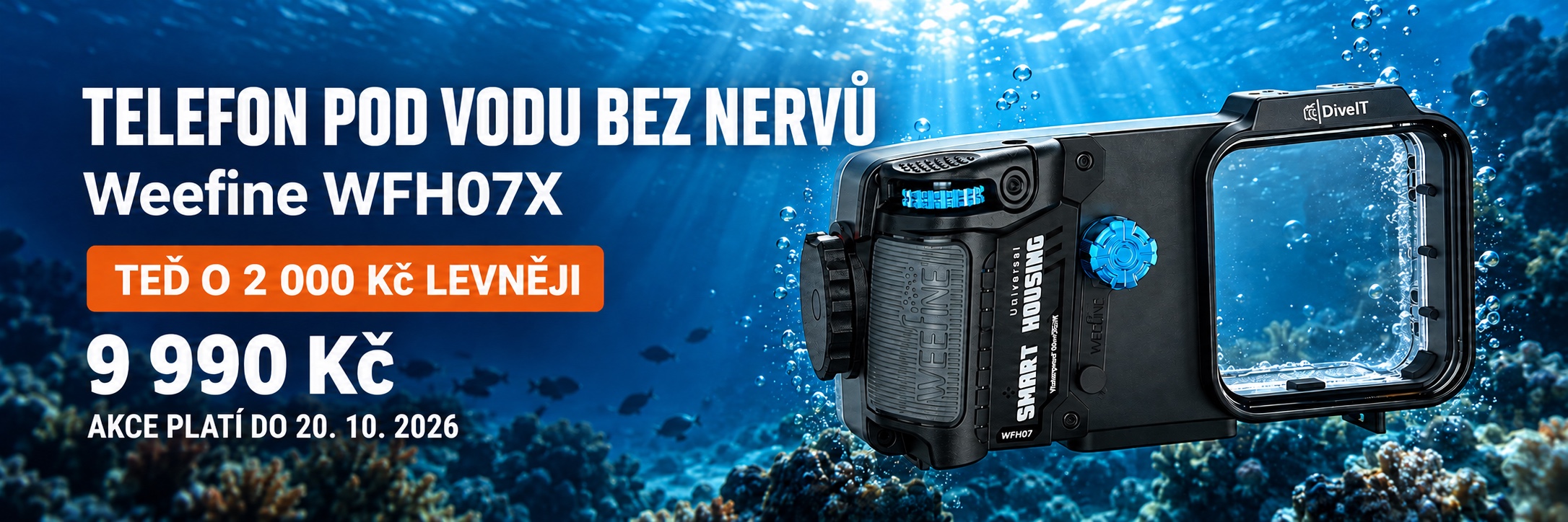 Weefine WFH07X za 9 990 Kč – akce platí do 20. 10. 2026