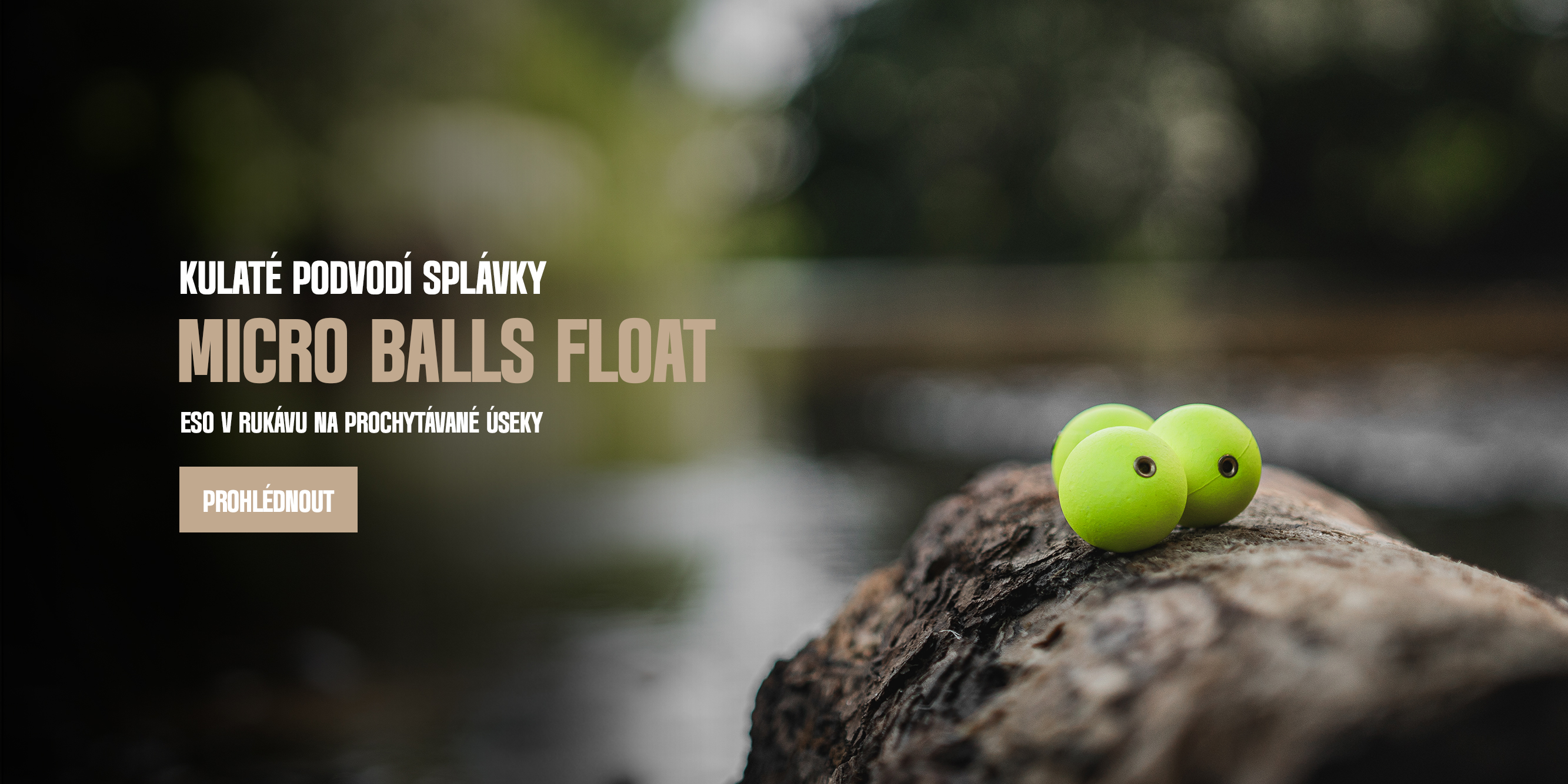 micro balls float - kulaté podvodní splávky