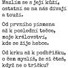 kratsi mazlive trikoPremek