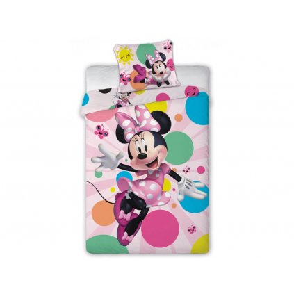 34292 detske povleceni minnie barevny svet minnie180