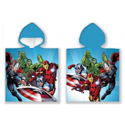 Dětské pončo 50 × 110 cm ‒ Avengers Super Heroes